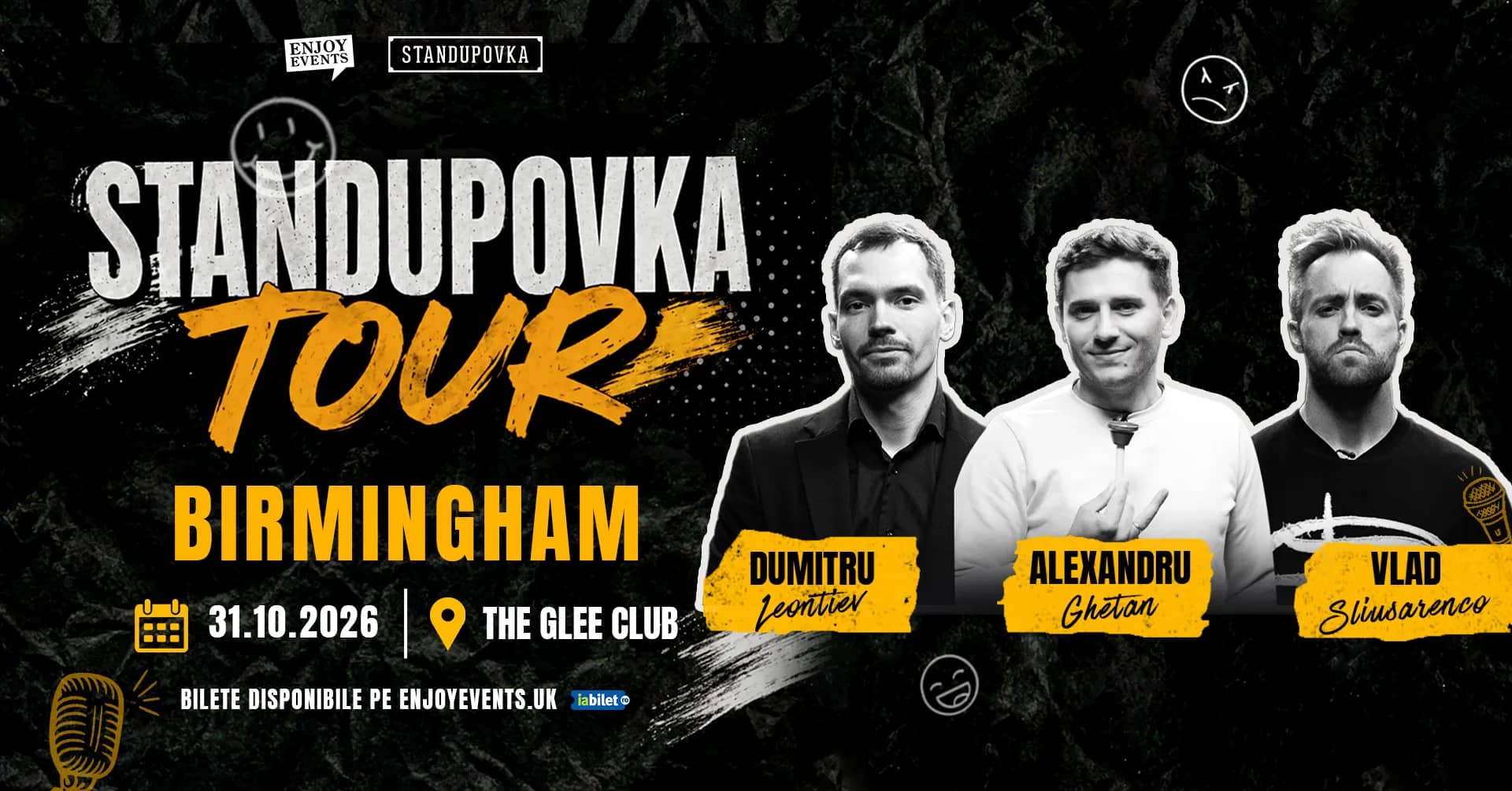 STANDUPOVKA | BIRMINGHAM (The Glee) | 31.10.2026