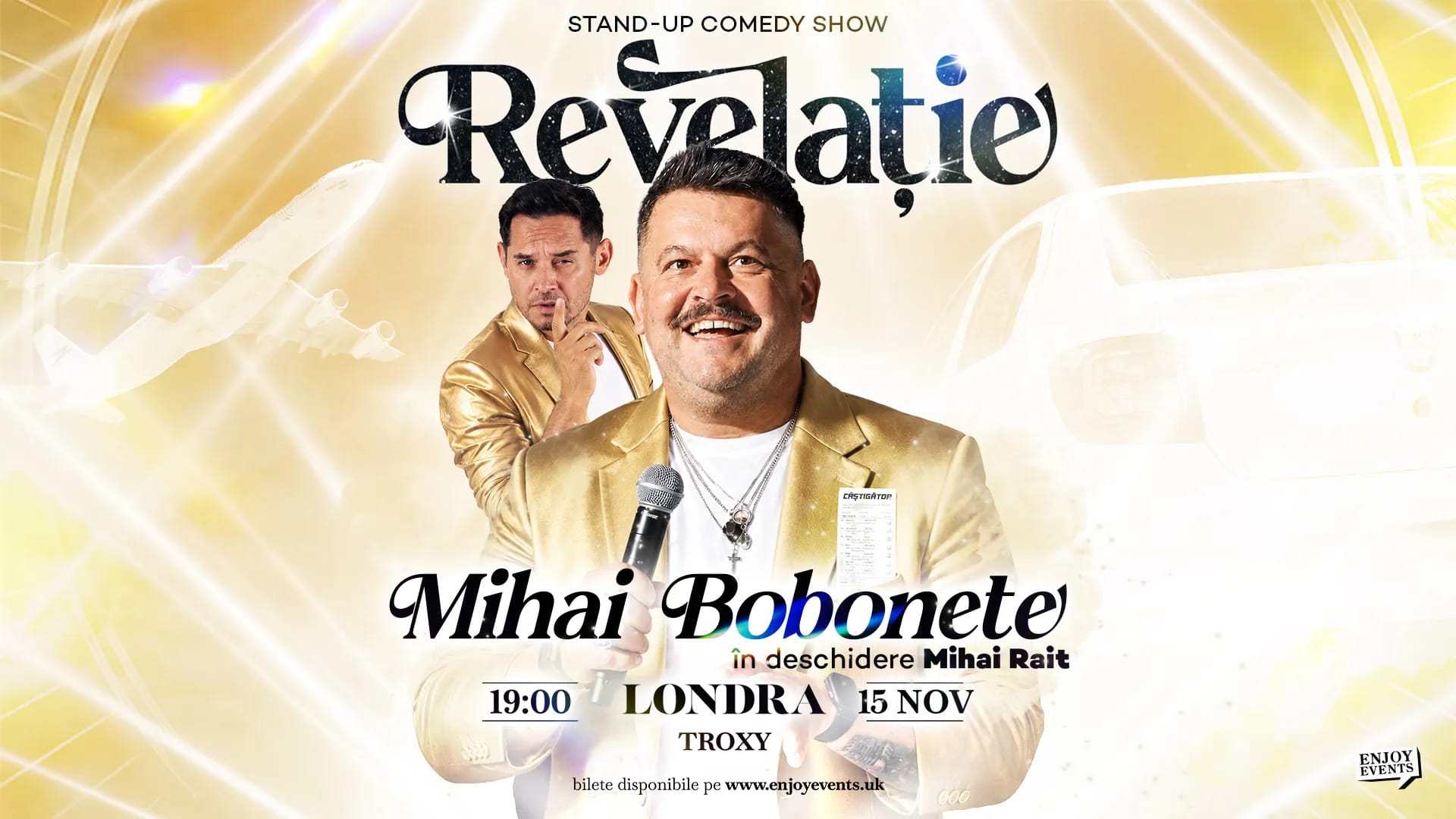 MIHAI BOBONETE | REVELAȚIE | LONDON (Troxy) 15.11.2026